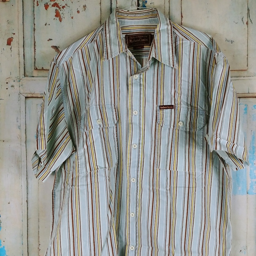 VTG Marlboro Classics Mens Shirt